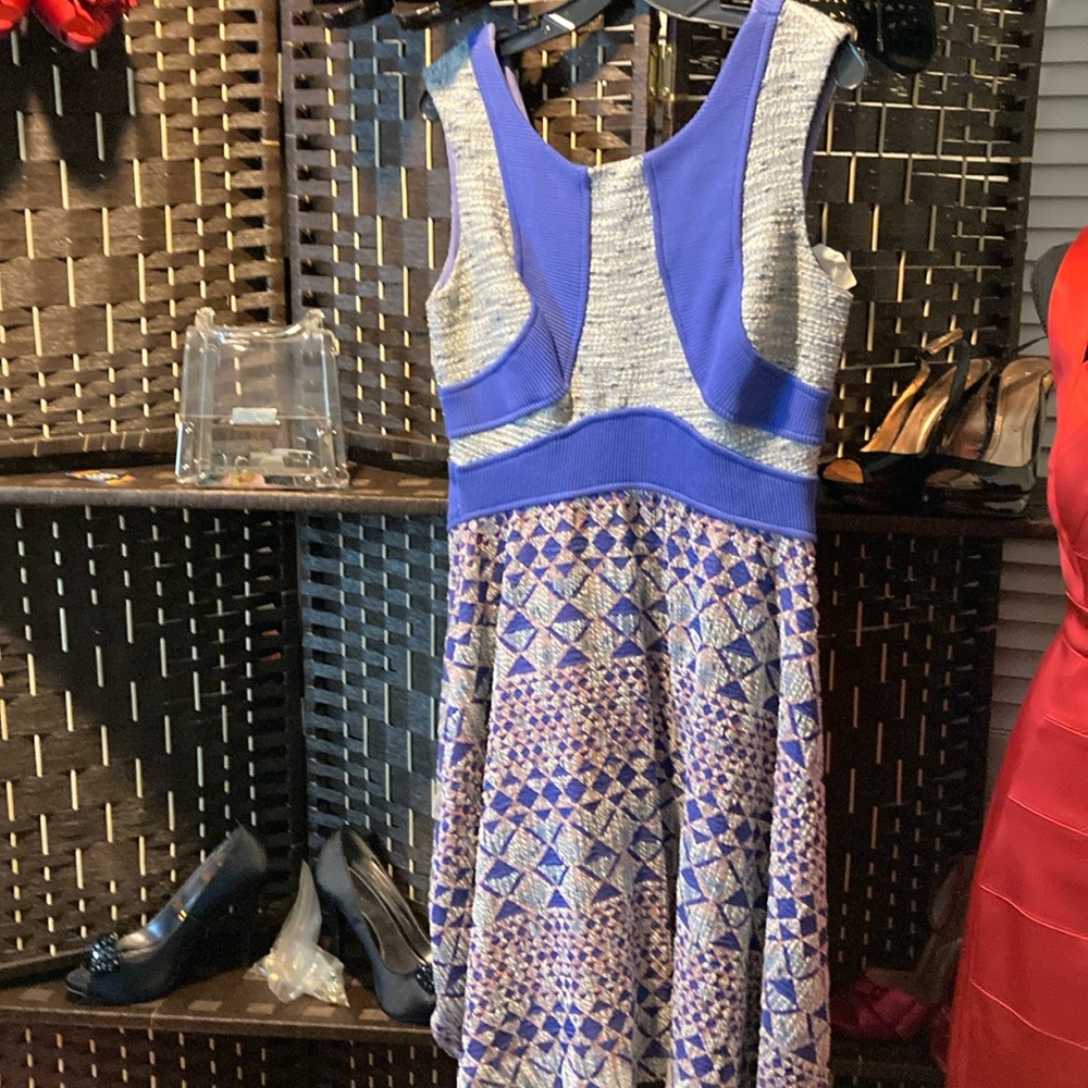 Sleeveless size 10 tweed dress by Tracy Reese